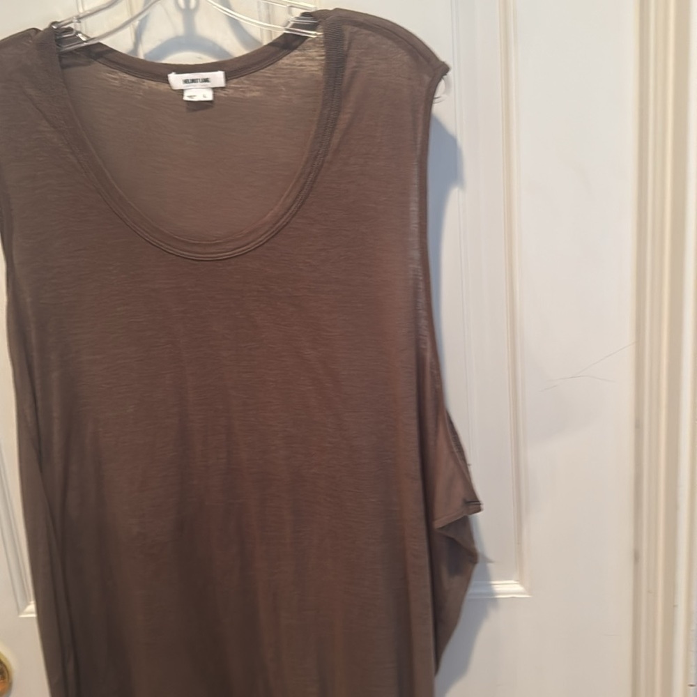Helmut Lang Brown Sleeveless Tank - Picture 4 of 9